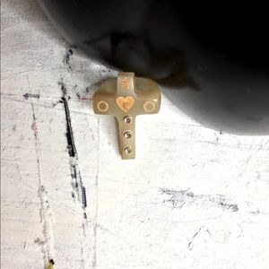 Hieroglyphics Cross Ring